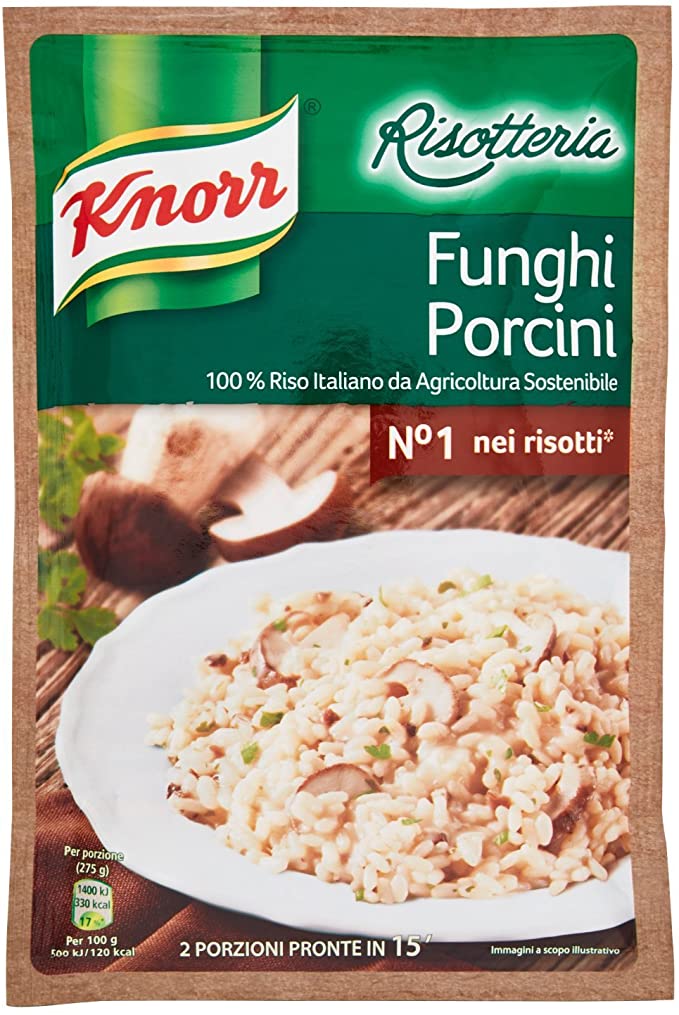 Risotto pronto Funghi Knorr