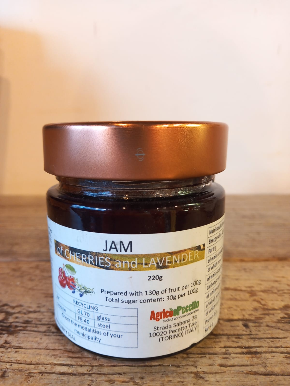 Cherry & Lavander - AgricooPecetto 220g